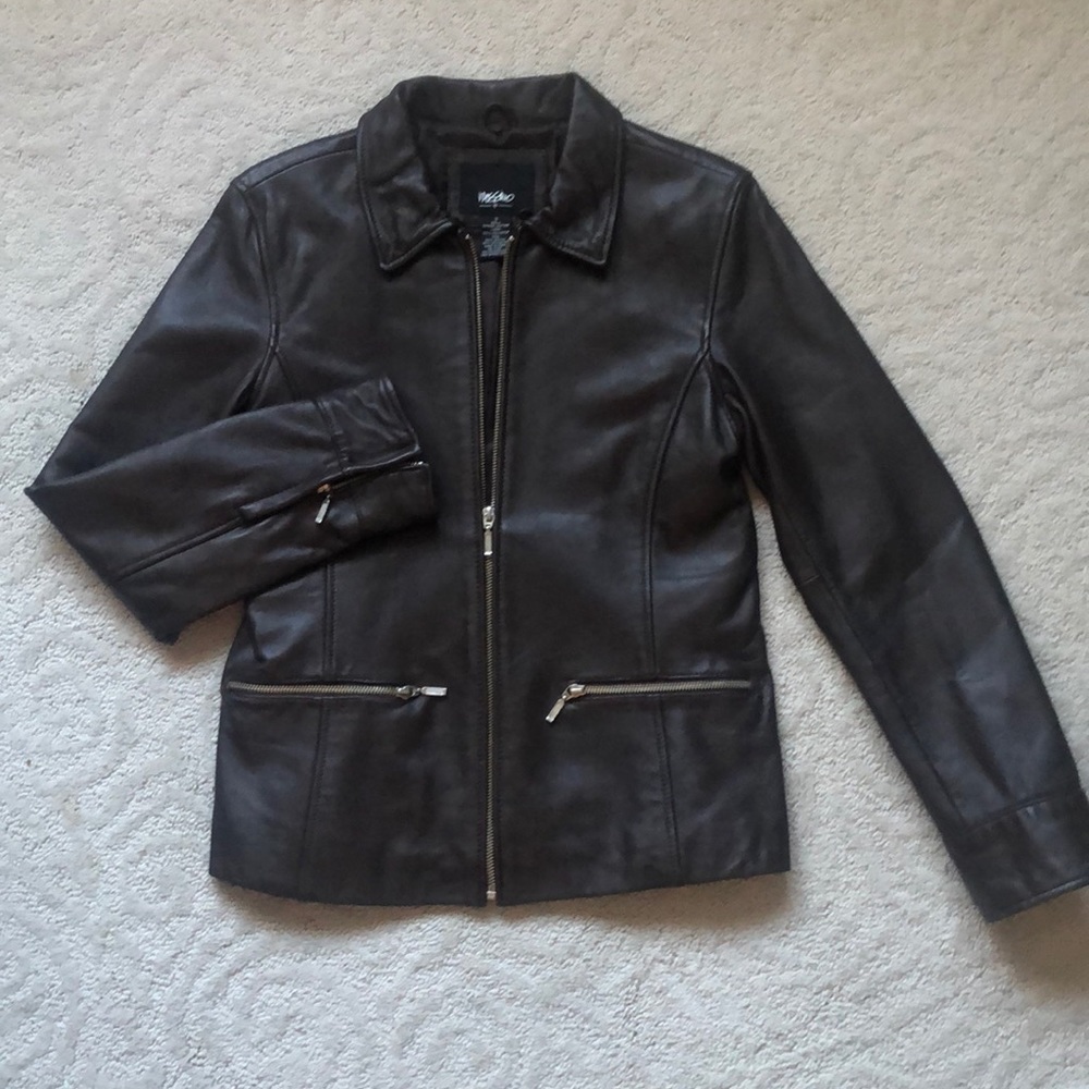Mossimo Leather Jacket - image 1
